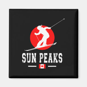 Sun Peaks Canada Ski Resort Rocky Mountains Canadi Magnet