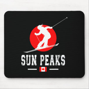 Sun Peaks Canada Ski Resort Rocky Mountains Canadi Mousepad