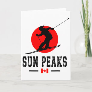 Sun Peaks Canada Skigebiet Rocky Mountains Kanada Karte