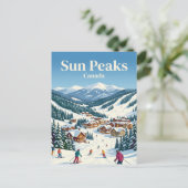 Sun Peaks Kanada Postkarte (Stehend Vorderseite)