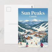 Sun Peaks Kanada Postkarte (Vorne/Hinten)