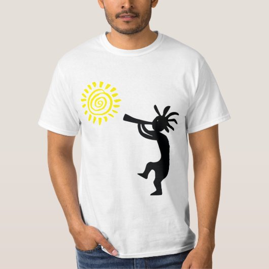 Sun Petroglyphs Kokopelli T - Shirt (Vorderseite)