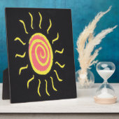 Sun Plaque Fotoplatte (Seite)