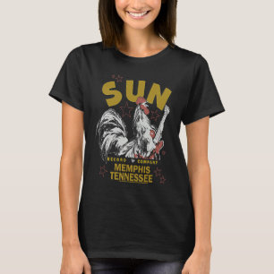 Sun Platten Rockabilly Rooster T-Shirt
