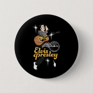 Sun Platten X Elvis Presley Tanz mit Sternen Button