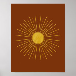 Sun Poster, Sun Art Print, Sun Wall Art, Sun Wall Poster