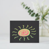 Sun Postkarte (Stehend Vorderseite)