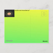 Sun Postkarte (Rückseite)