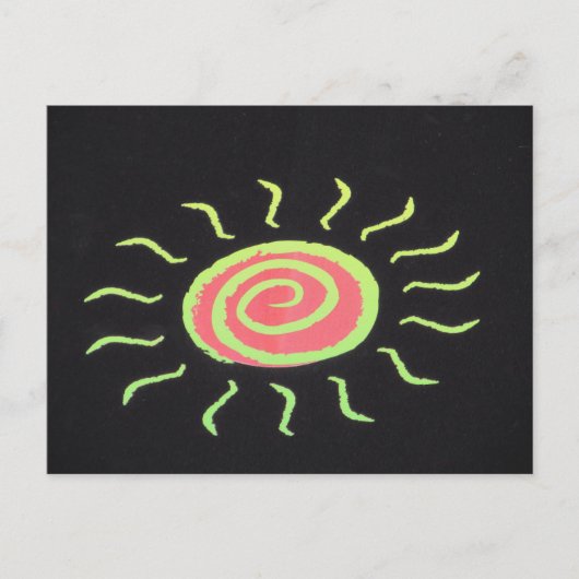 Sun Postkarte (Vorderseite)