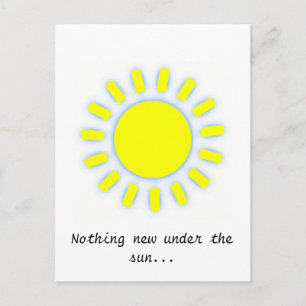 Sun Postkarte