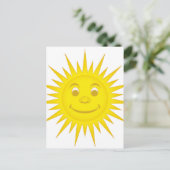 Sun Postkarte (Stehend Vorderseite)