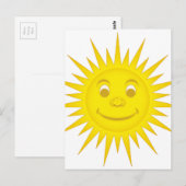 Sun Postkarte (Vorne/Hinten)