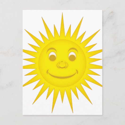 Sun Postkarte (Vorderseite)