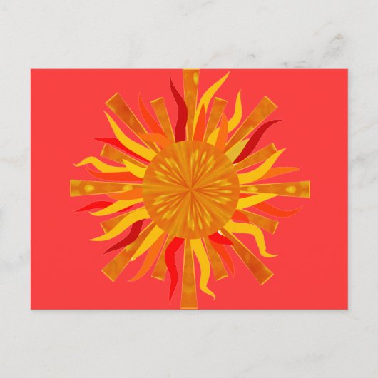 Sun Postkarte (Vorderseite)
