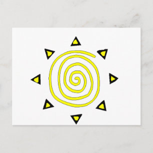 Sun Postkarte