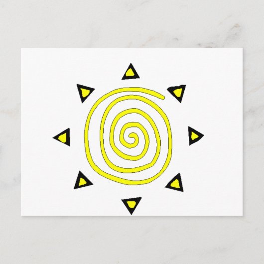 Sun Postkarte (Vorderseite)