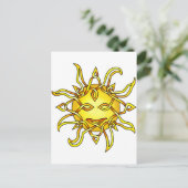 Sun Postkarte (Stehend Vorderseite)