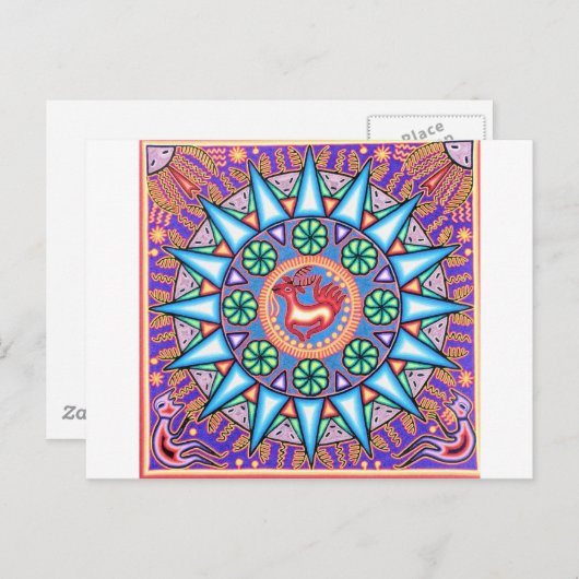 Sun Postkarte (Vorne/Hinten)