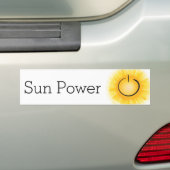 Sun-Power für EVs Autoaufkleber (Auf Auto)
