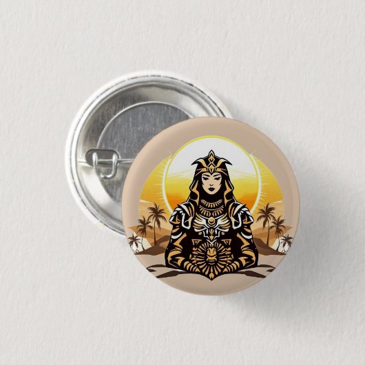 Sun Priestess Button (Vorne & Hinten)