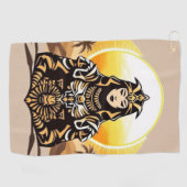 Sun Priestess Golfhandtuch (Horizontal)