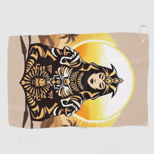 Sun Priestess Golfhandtuch (Horizontal)