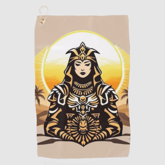 Sun Priestess Golfhandtuch (Vorderseite)