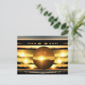 SUN - Quelle lebenswichtiger Energie Postkarte (Stehend Vorderseite)