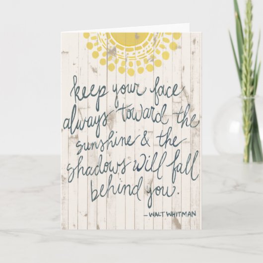 Sun Quote III Karte (Vorderseite)