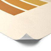 Sun & Rainbow Boho Minimalistische Mauer Kunst Poster (Ecke)