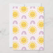 Sun Rainbow Erster Ausflug rund um die Sonne 1. Ge Einladung (Rückseite)