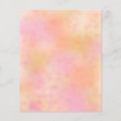 Sun | Rainbow Sunshine Baby Shower Bingo Einladung (Rückseite)