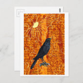 Sun Raven Postkarte (Vorne/Hinten)