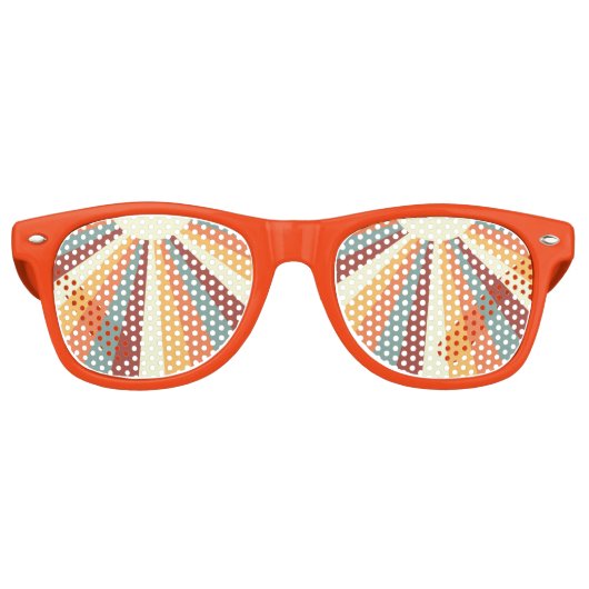 Sun Ray Retro Bohemisch Sunshine Partybrille (Vorderseite)