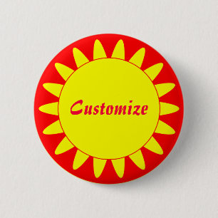 Sun Ray Template - 3 Button