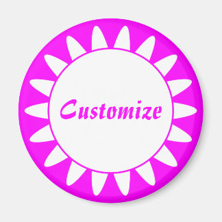 Sun Ray Template - 3 - Magenta Magnet