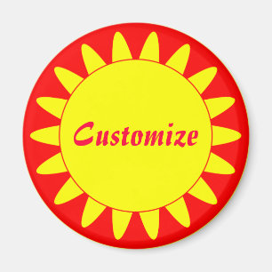 Sun Ray Template - 3 Magnet