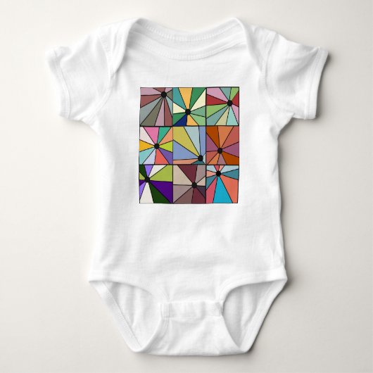 Sun Rays Baby Strampler (Vorderseite)