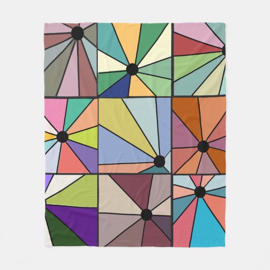 Sun Rays Fleecedecke (Vorderseite)