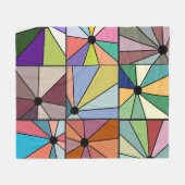 Sun Rays Fleecedecke (Vorderseite (Horizontal))