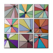 Sun Rays Fliese (Vorderseite)