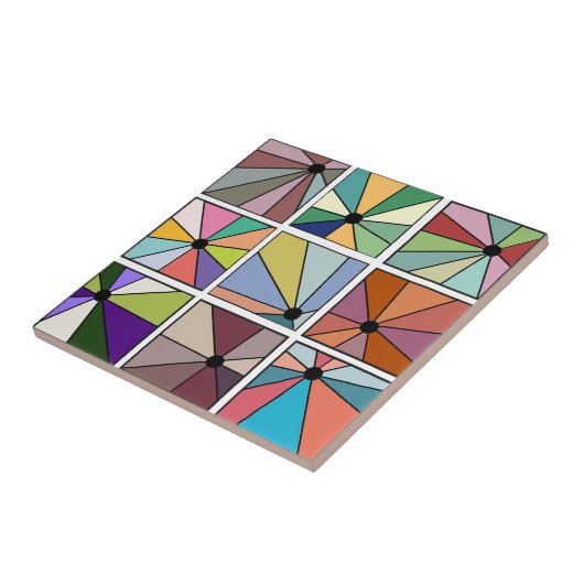 Sun Rays Fliese (Seite)