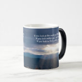 Sun Rays Lakeshore Sturmwolken Blick auf die Tasse (VorderseiteRechts)