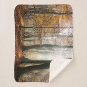 Sun Rays Mystic Landschaftlich Fall Forest Nature Sherpadecke (Vorderseite)