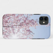 sun rays pass through pink flowers of a wow tree Case-Mate iPhone hülle (Rückseite (Horizontal))