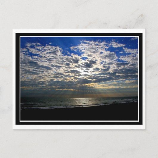 Sun Rays Postkarte (Vorderseite)