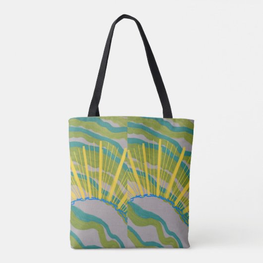 Sun Rays Tasche (Rückseite)