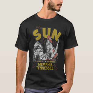 Sun Records Rockabilly Hahn Raglan T-Shirt