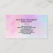 *~* Sun Regenbogen Gold Sparkle Glitzer Mondmond U Visitenkarte (Rückseite)