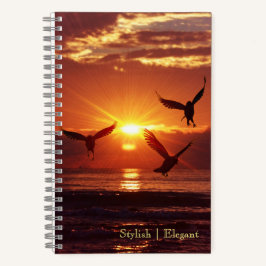 Sun Rise Spiral Notebook Notizblock